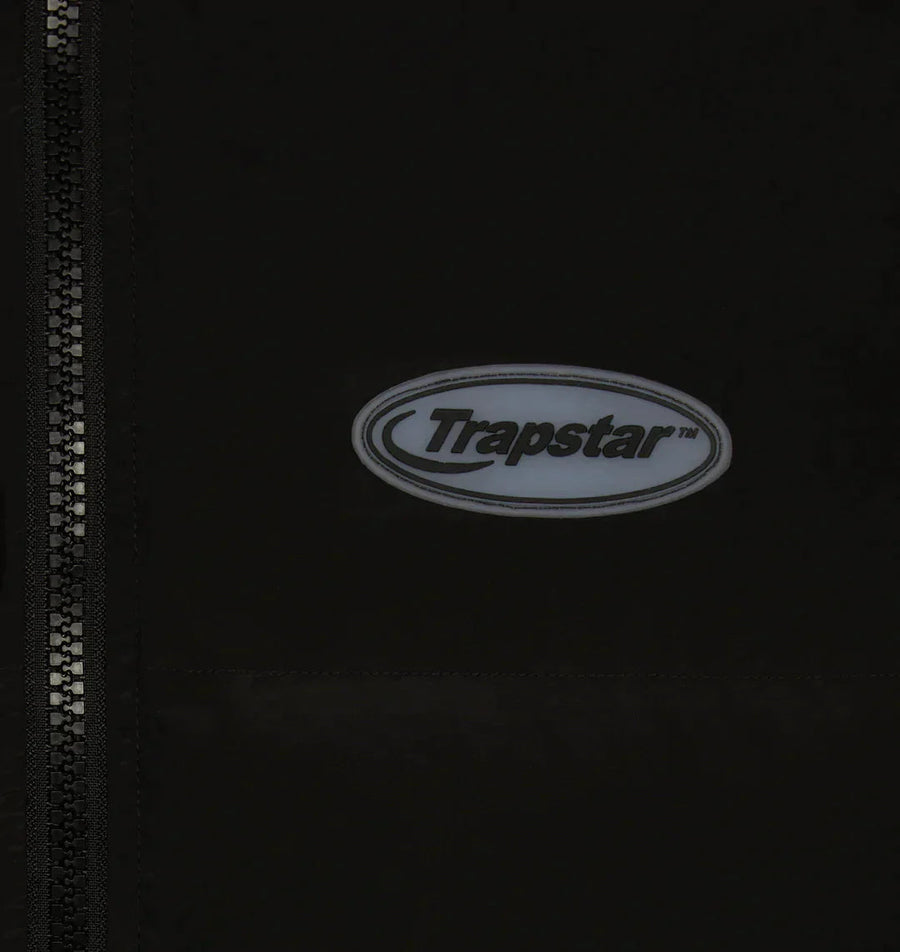 Trapstar Triple Black Hyperdrive Hooded Puffer Jacket 4