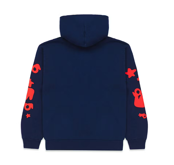 Sp5der Beluga Hoodie Navy 2