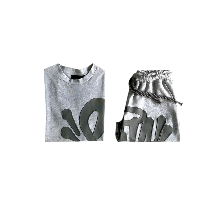 Synaworld ‘Syna Logo’ Tracksuit – White and Black 1