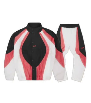 Corteiz Vertigo Shuku Tracksuit- Black/White/Pink 1