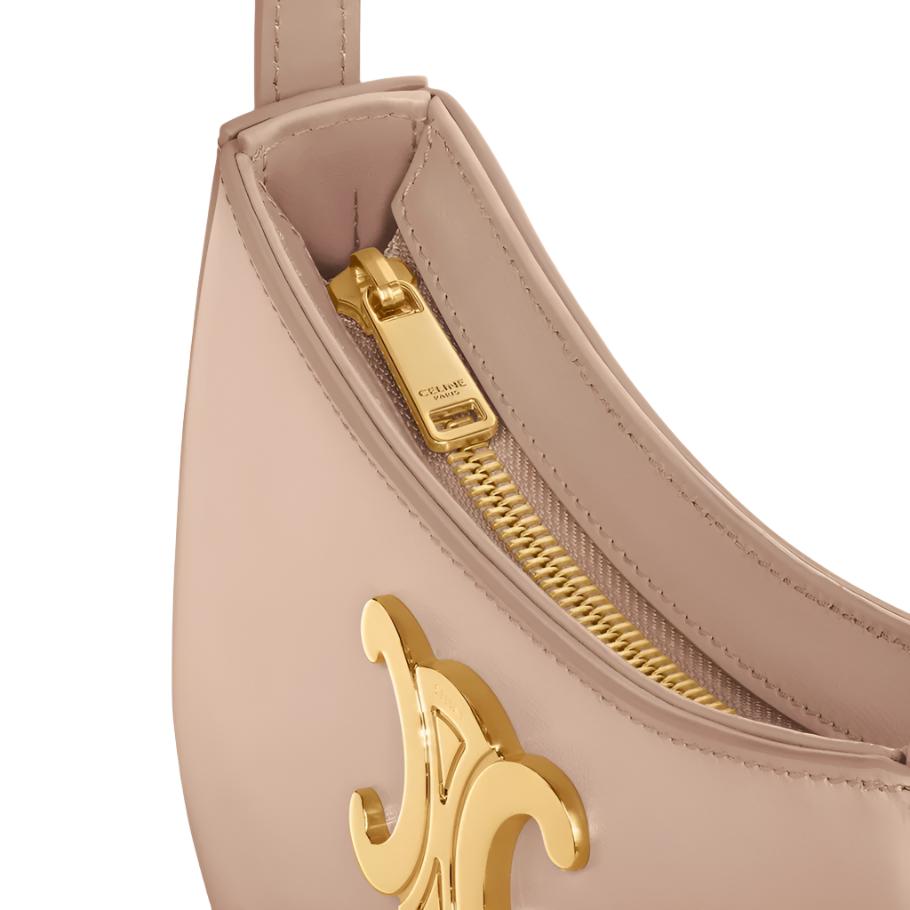 Celine Tilly Bag In Shiny Calfskin "Safari"