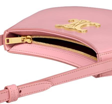 Celine Tilly Bag In Shiny Calfskin "Pink" 2