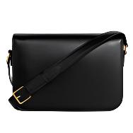 Celine Classique Triomphe Bag In Shiny Calfskin "Black" 3