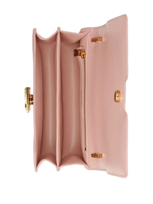 Burberry Mini Leather TB Cross-Body Bag "Pink" 7