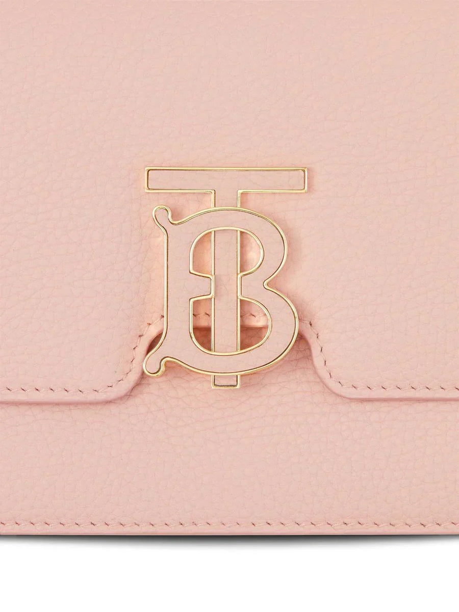 Burberry Mini Leather TB Cross-Body Bag "Pink" 8