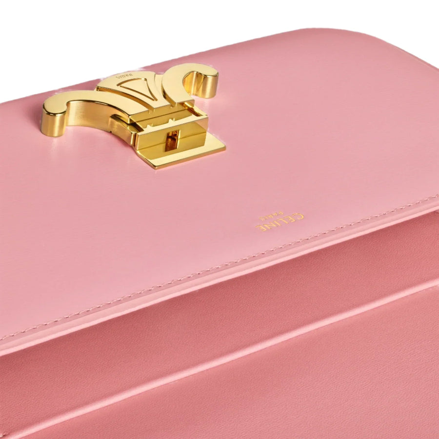 Celine Shoulder Bag Claude In Natural Calfskin "Pink" 4