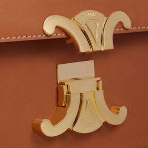 Celine Shoulder Bag Claude In Natural Calfskin "Tan" 5