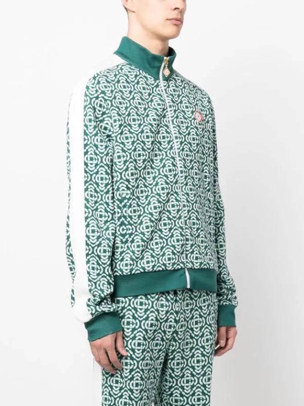 Casablanca Zip-Up Tracksuit- Green 2