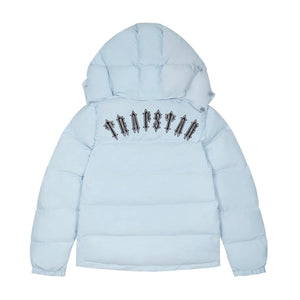 Trapstar Irongate Detachable Hood Puffer Coat Jacket Ice Blue 1