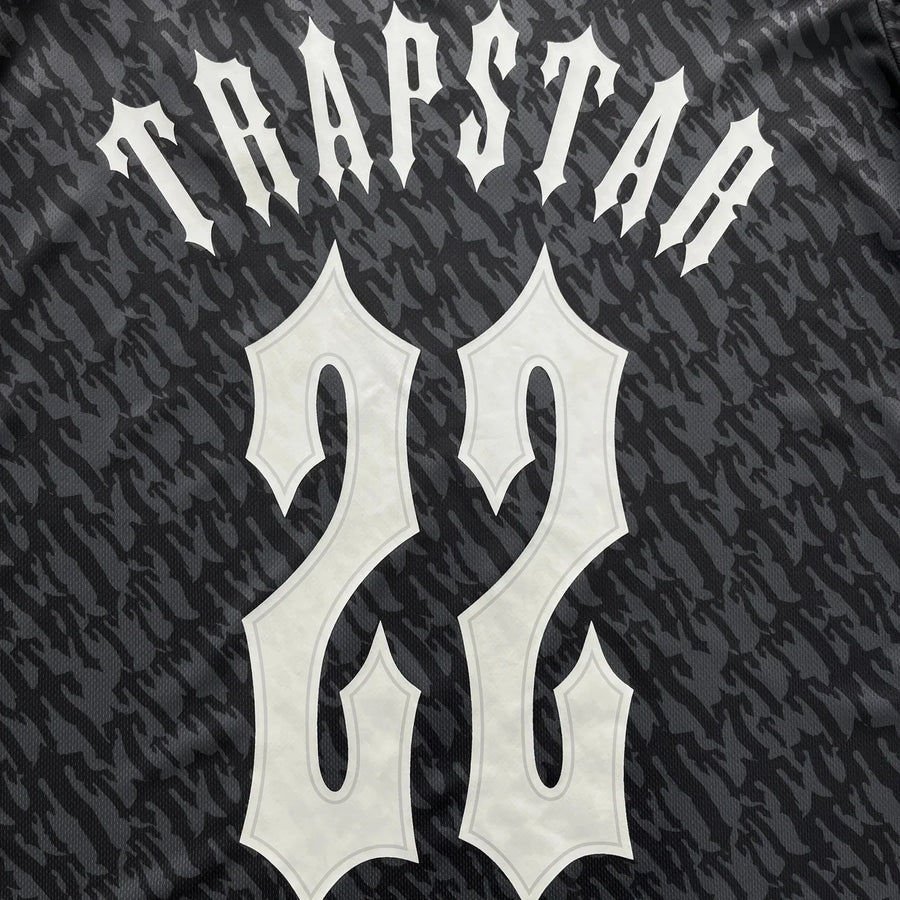 Trapstar T Monogram Football Jersey - Grey/Red 3