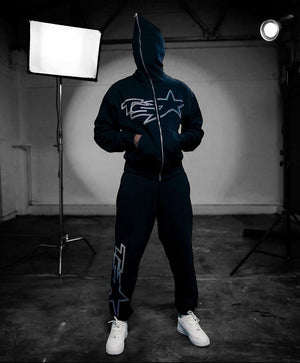 Trapstar TS Star Tracksuit - Black 3