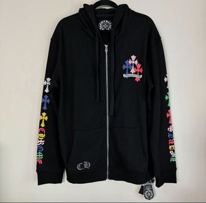 Chrome hearts zip-up hoodie 1