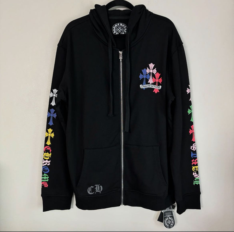 Chrome hearts zip-up hoodie 1