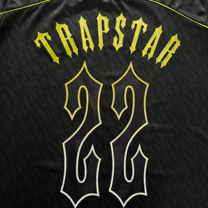 Trapstar T Football Jersey- Black/Lime 5