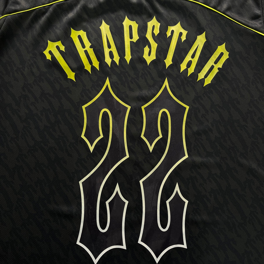 Trapstar T Football Jersey- Black/Lime 5
