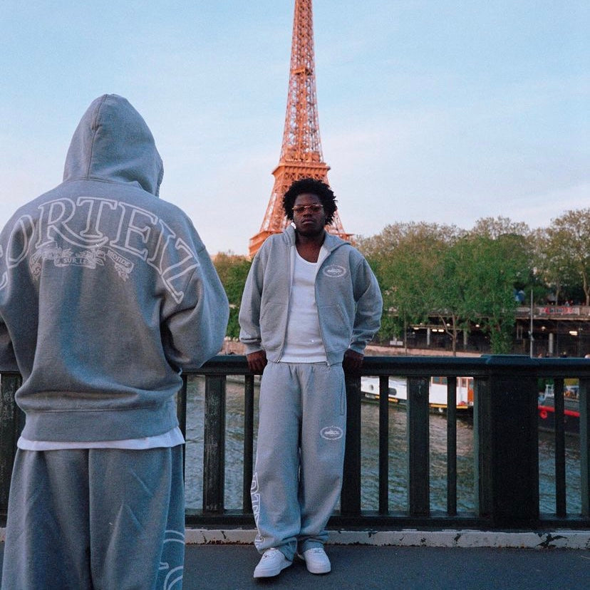 Corteiz Superior Royale Zip Hoodie- Grey 3