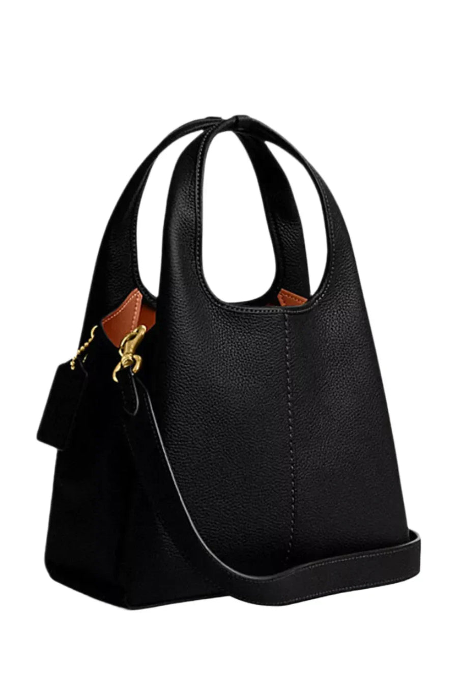 Coach Lana 23 pebbled leather shoulder bag "Black" 3
