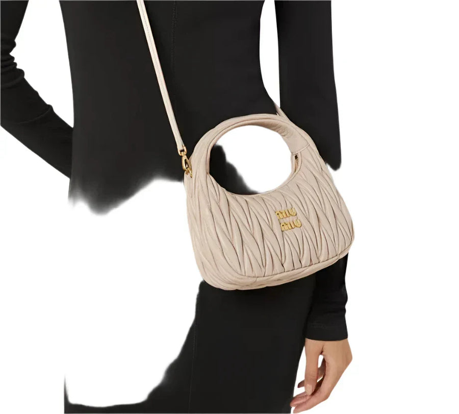 MIU MIU mini Wander matelassé "Powder Pink" 5
