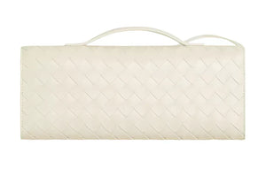 Bottega Veneta Andiamo long clutch "White" 4
