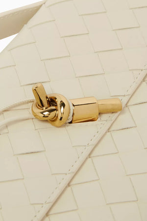 Bottega Veneta Andiamo long clutch "White" 2