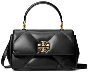 Tory Burch Kira diamond quilt-top handle "Black" 1
