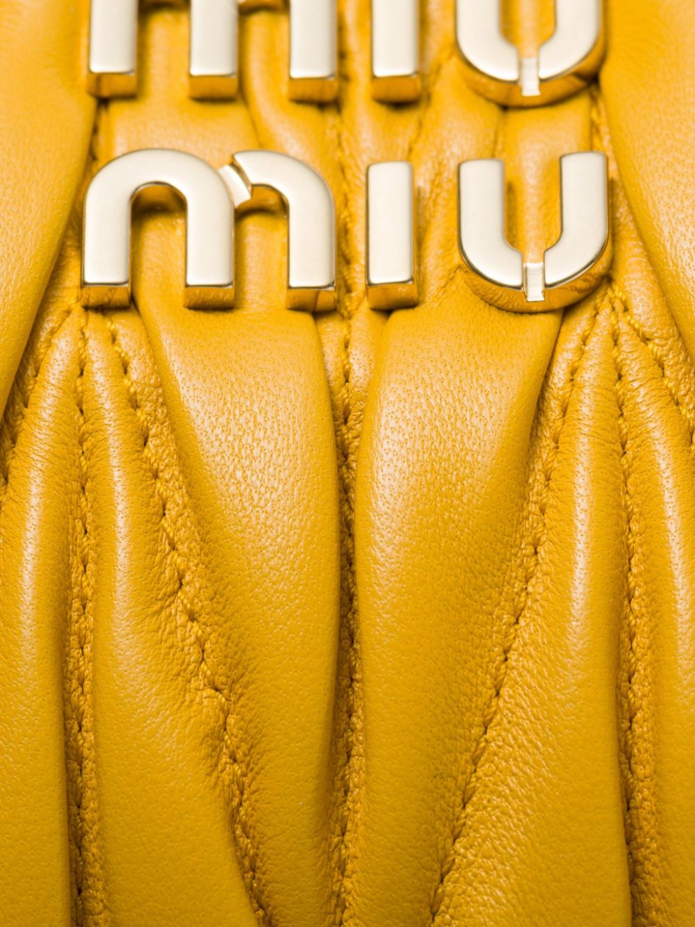 MIU MIU mini Wander matelassé "Sunflower"