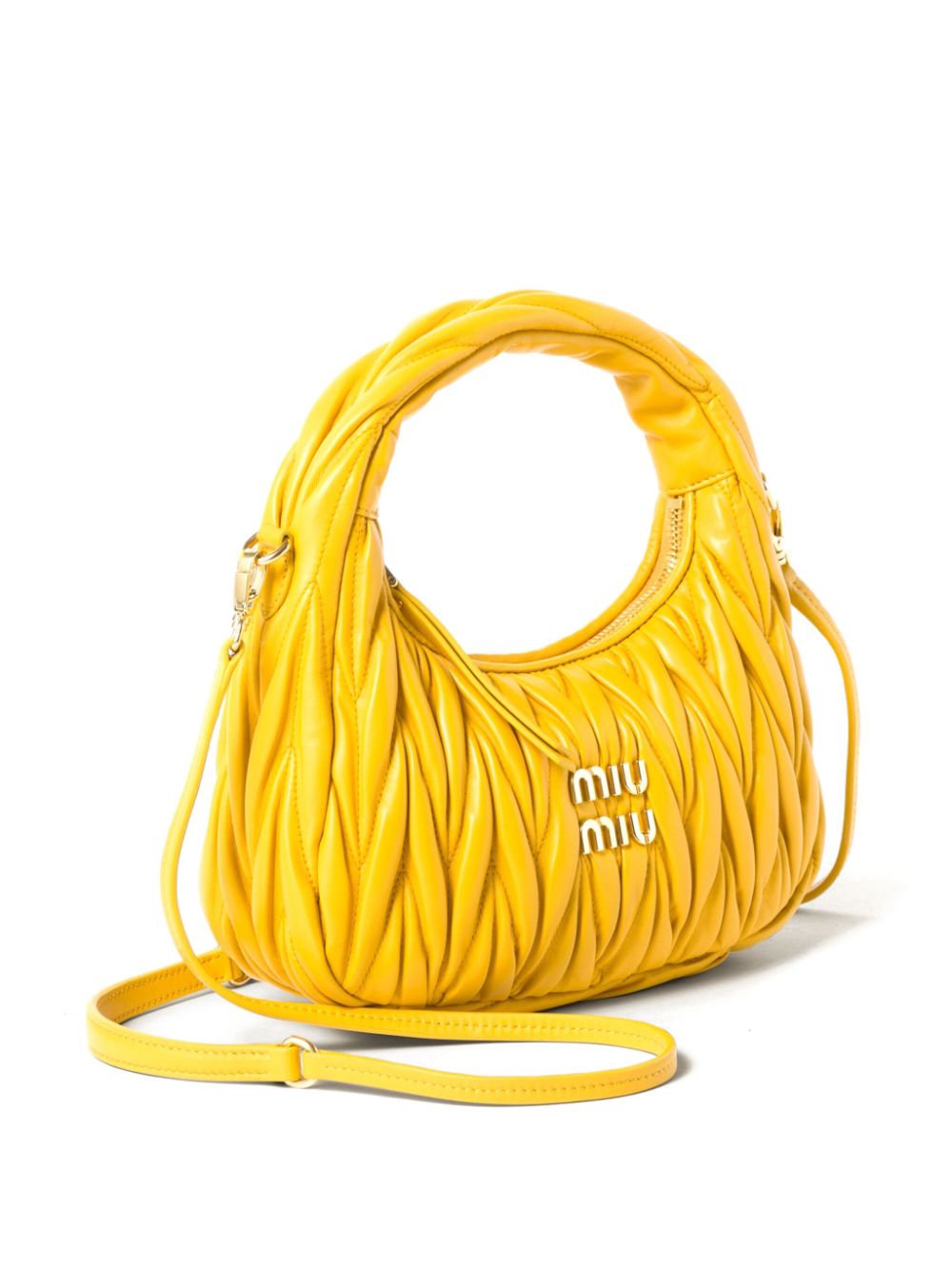 MIU MIU mini Wander matelassé "Sunflower"