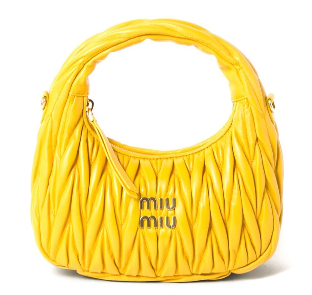 MIU MIU mini Wander matelassé "Sunflower"