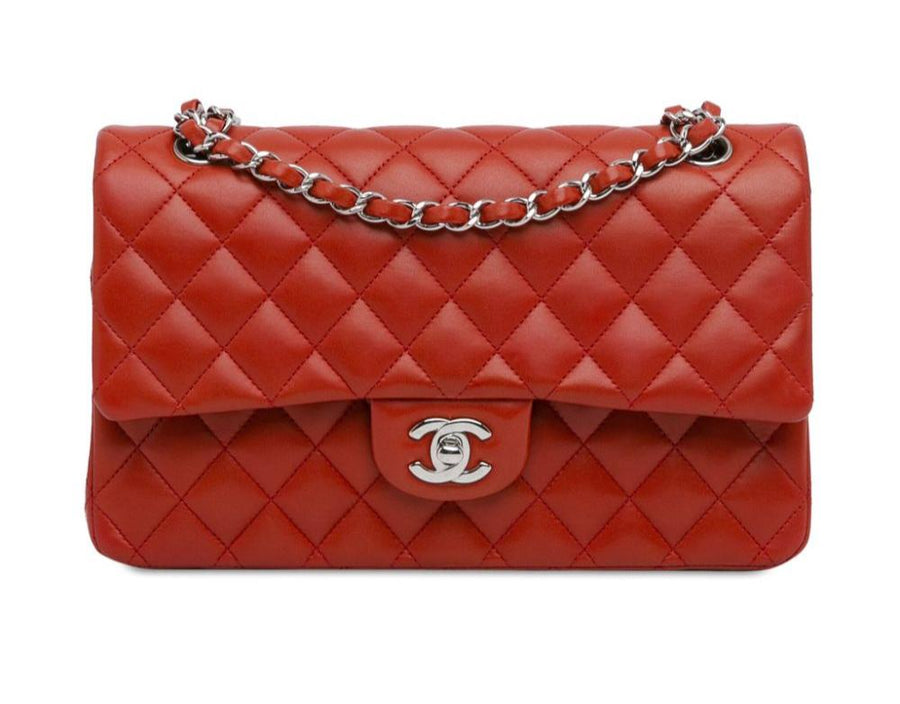 Chanel Medium Classic Double Flag shoulder bag "Red" 1