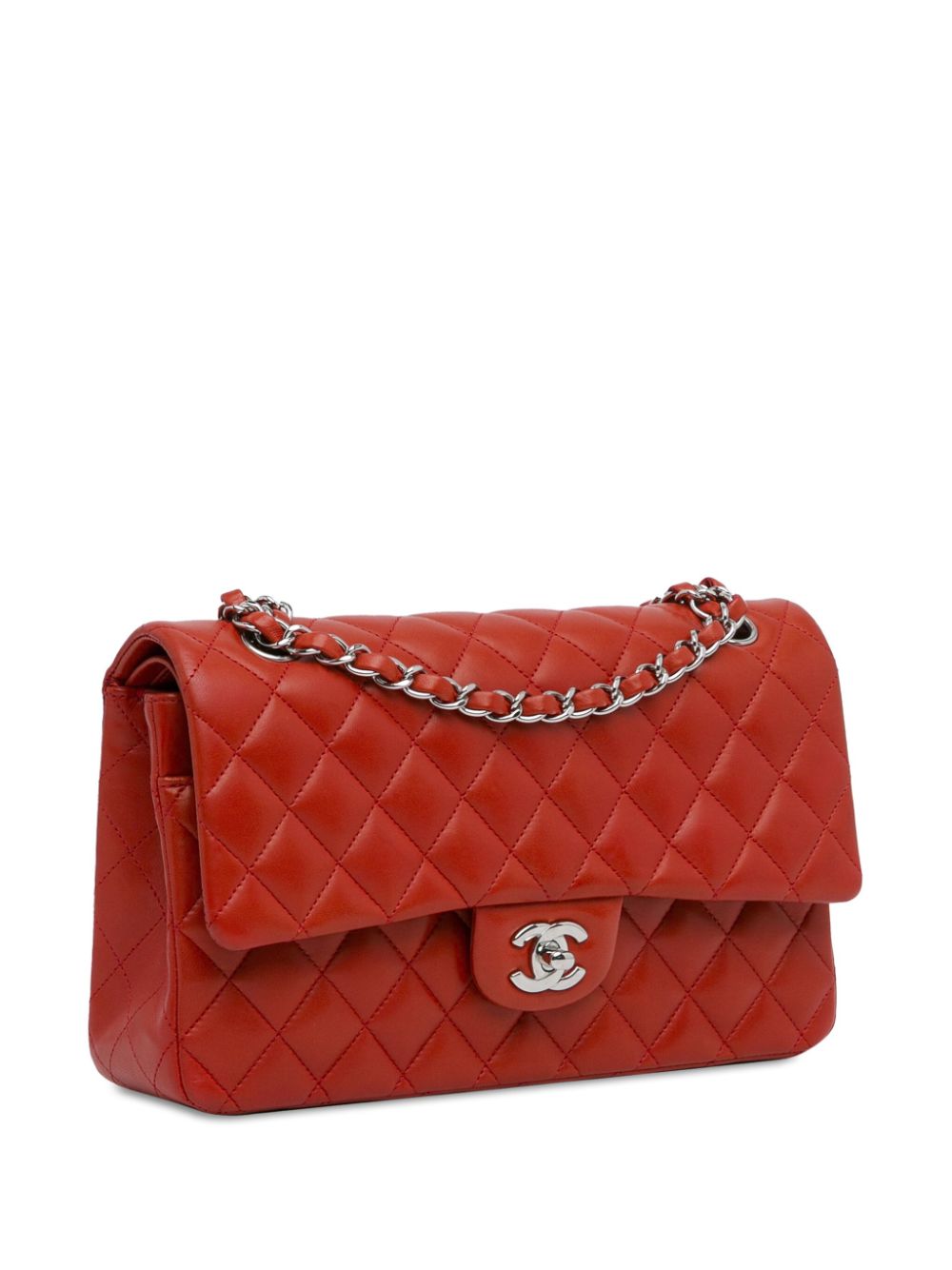 Chanel Medium Classic Double Flag shoulder bag "Red"