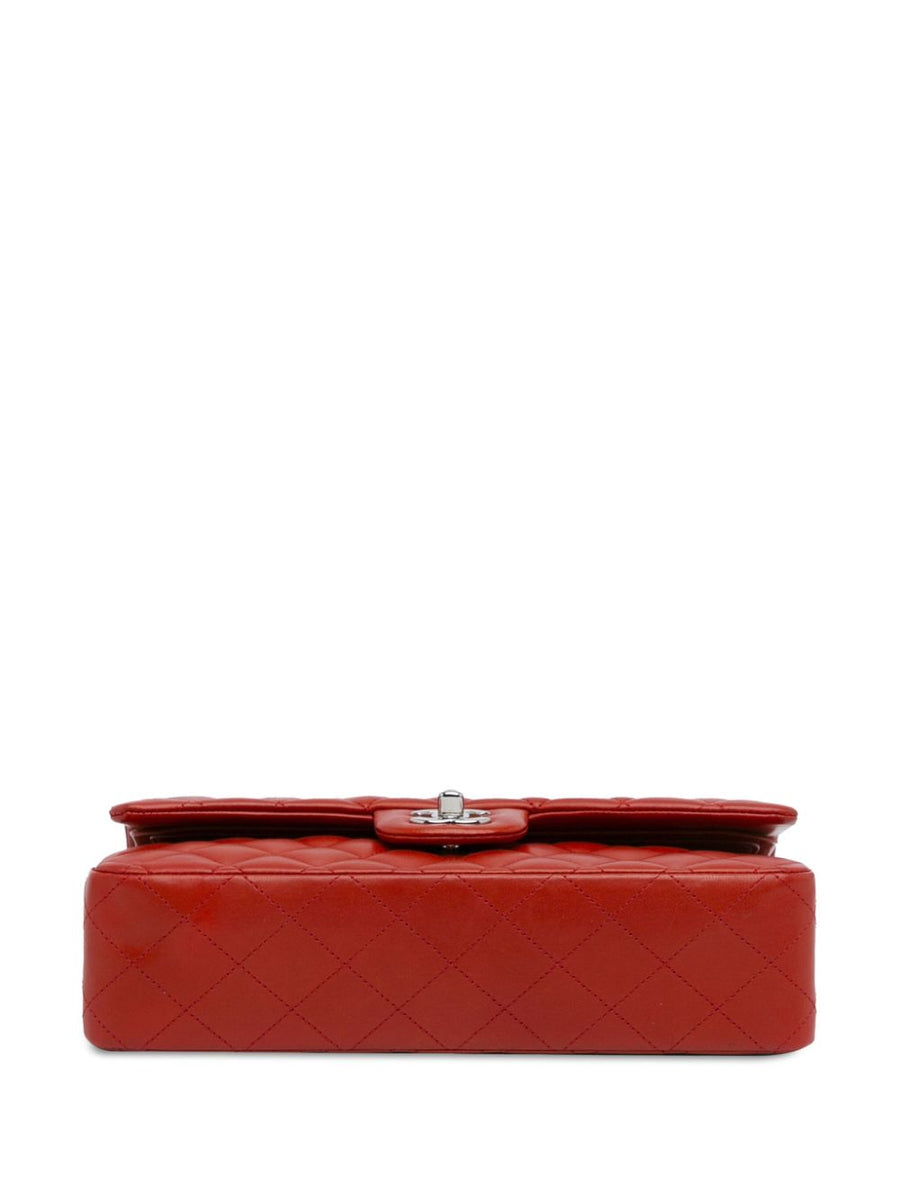 Chanel Medium Classic Double Flag shoulder bag "Red" 4