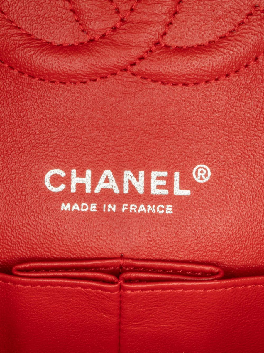 Chanel Medium Classic Double Flag shoulder bag "Red" 6