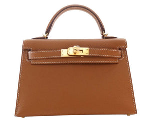 Hermès mini Kelly "Brown" 1