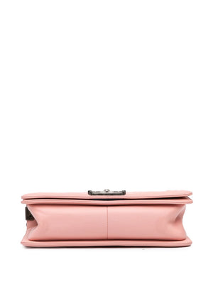 Chanel medium boy flap crossbody bag "Light Pink" 2