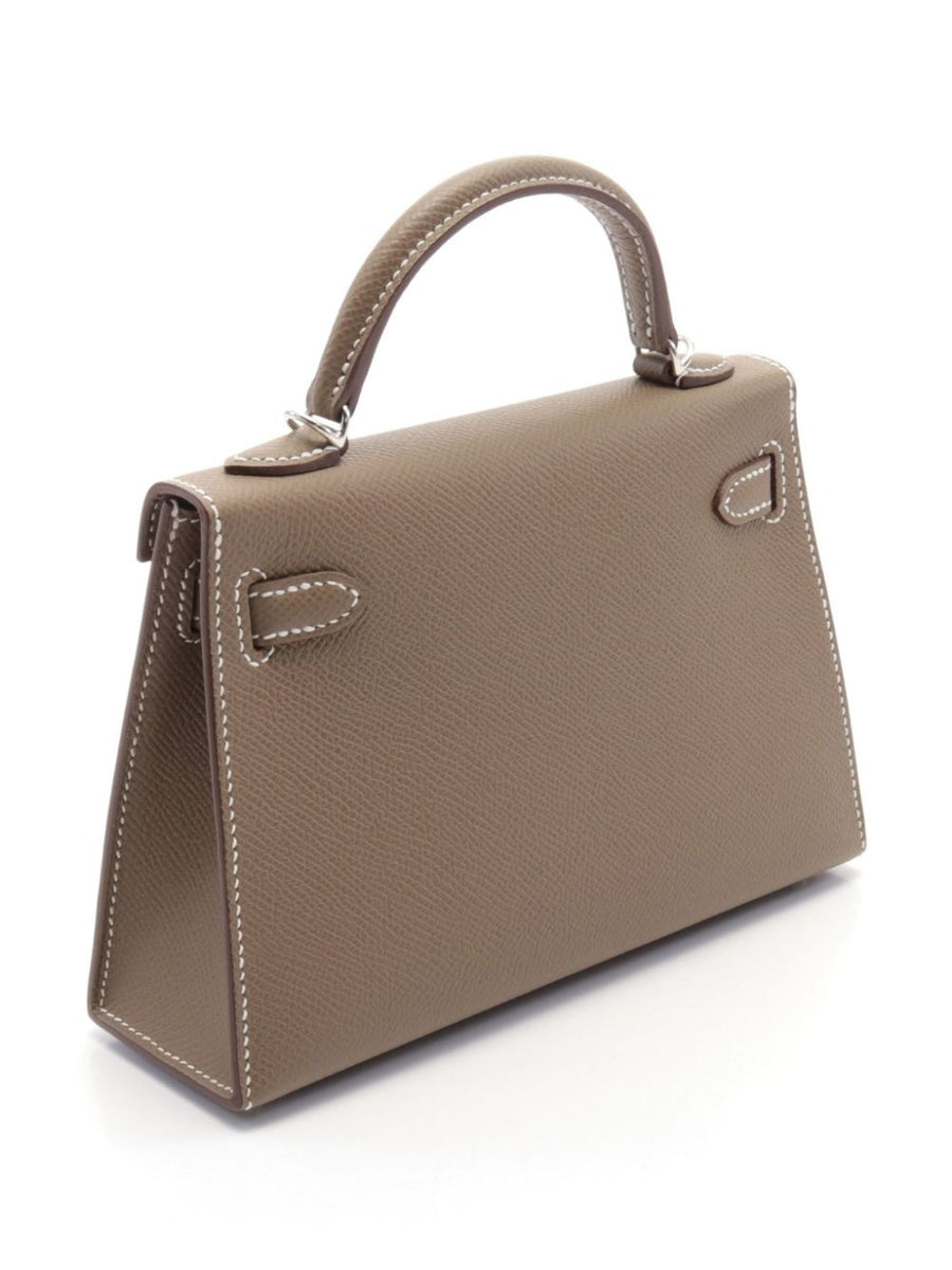 Hermès mini Kelly "Taupe Brown" 2