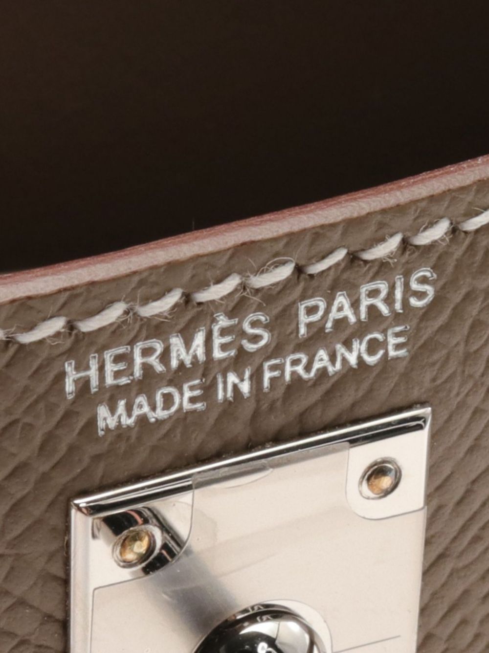 Hermès mini Kelly "Taupe Brown"