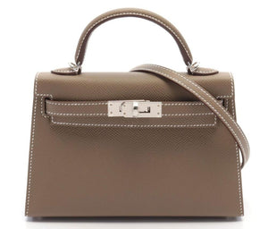 Hermès mini Kelly "Taupe Brown" 1