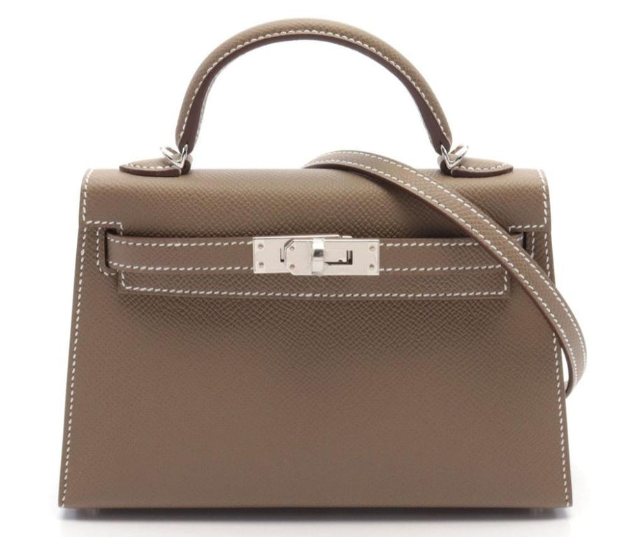 Hermès mini Kelly "Taupe Brown" 1