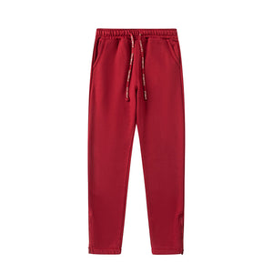 Trapstar Script Zip Through Hoodie Tracksuit- Red 6