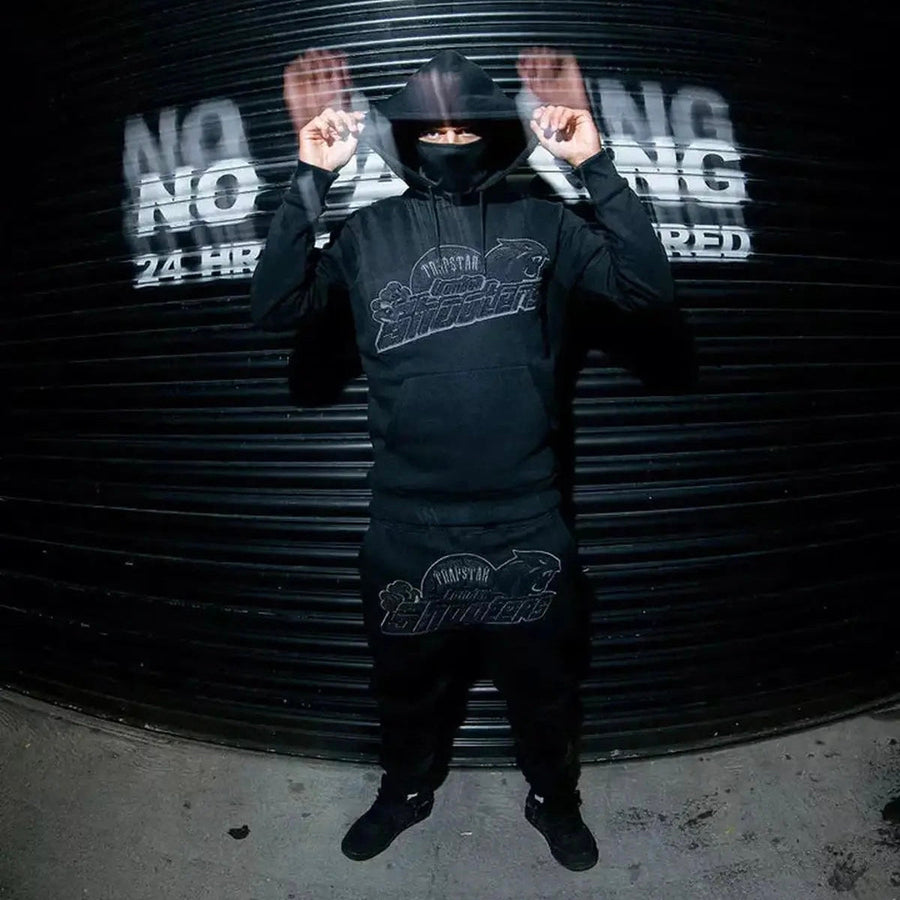 Trapstar Shooters Blackout Monochrome Tracksuit 2