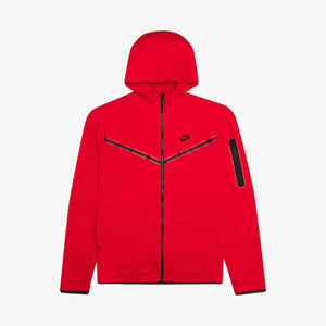 Nike Tech Fleece Full-Zip Hoodie Red/Black 2