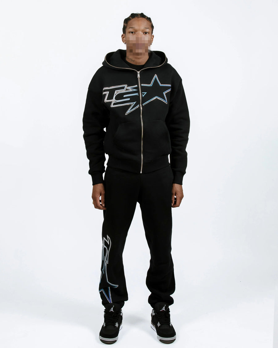 Trapstar TS Star Tracksuit - Black 2