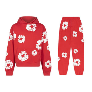 Denim Tears Tracksuit- Red 1