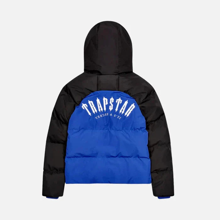 Trapstar Irongate Arch Puffer Jacket (FW23) Blue/Black 2