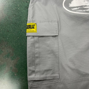Corteiz Alcatraz Stone Grey Cargos 6