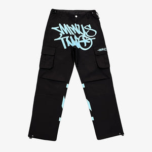 Minus Two Black Blue Cargo Pants 1
