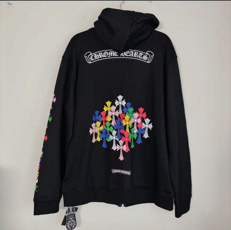 Chrome hearts zip-up hoodie 2