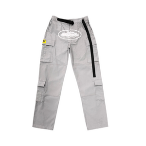 Corteiz Alcatraz Stone Grey Cargos 1