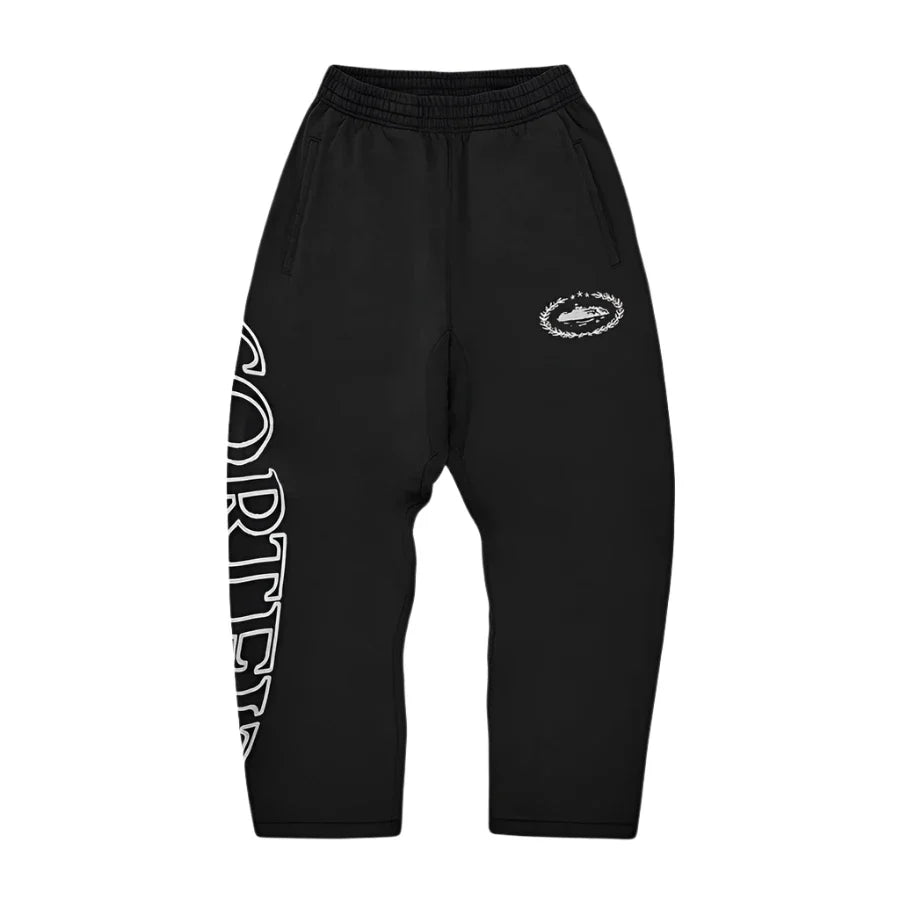 Corteiz Superior Royale Zip Jogger- Black 1