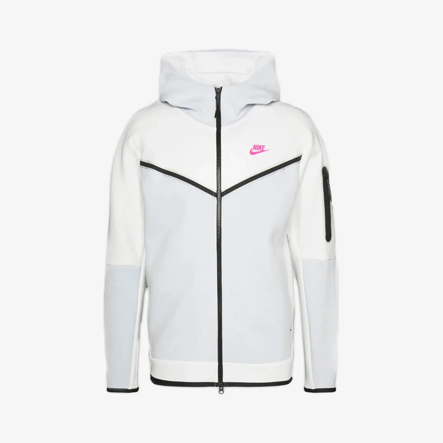 Nike White Pink & Black Tech Fleece 2